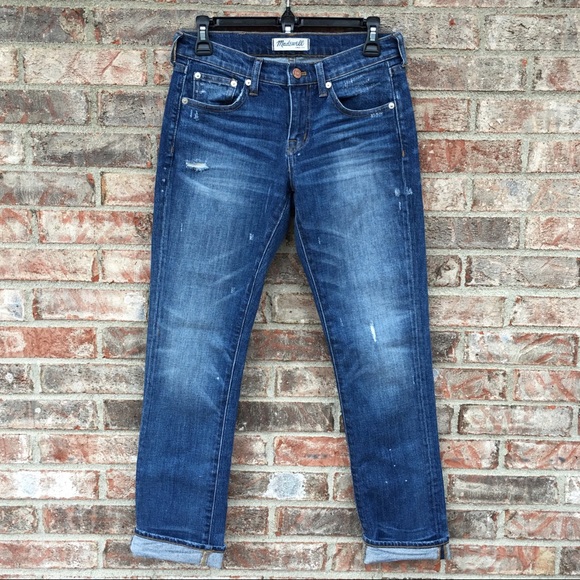 Madewell Denim - NWOT Madewell Slim Boyjean Distressed Edition